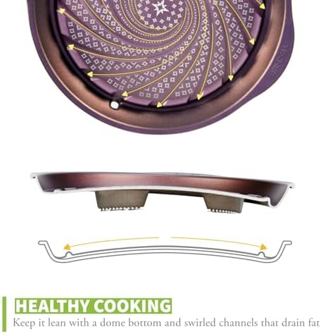 TECHEF - Stovetop Indoor Korean BBQ Nonstick Grill Pan, KBBQ Grill Pan, PFOA-Free, Dishwasher Oven Safe, Made in Korea - Image 5