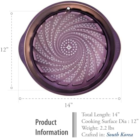 TECHEF - Stovetop Indoor Korean BBQ Nonstick Grill Pan, KBBQ Grill Pan, PFOA-Free, Dishwasher Oven Safe, Made in Korea - Image 6